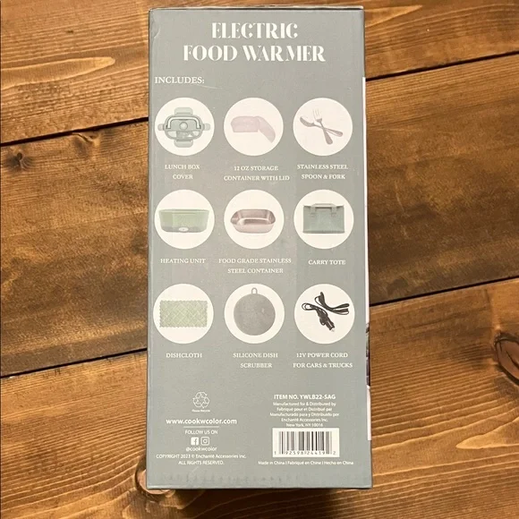 CWC Electric Food Warmer in Green - Picture 3 of 9